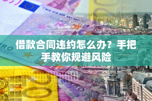 北京借款合同违约怎么办？手把手教你规避风险