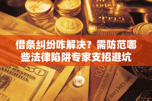 北京借条纠纷咋解决？需防范哪些法律陷阱专家支招避坑