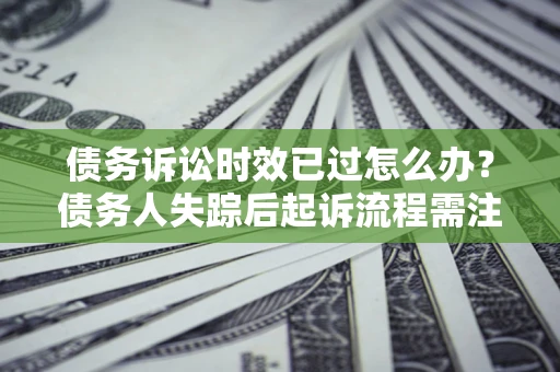 北京债务诉讼时效已过怎么办？债务人失踪后起诉流程需注意什么？