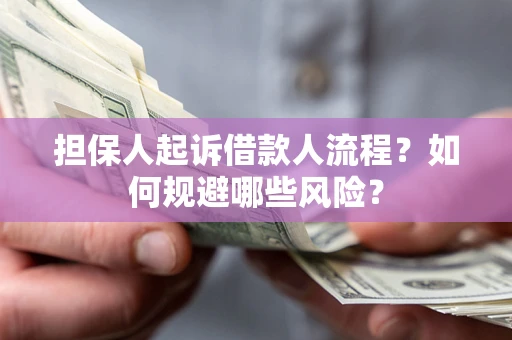 北京担保人起诉借款人流程？如何规避哪些风险？
