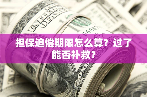 北京担保追偿期限怎么算？过了能否补救？